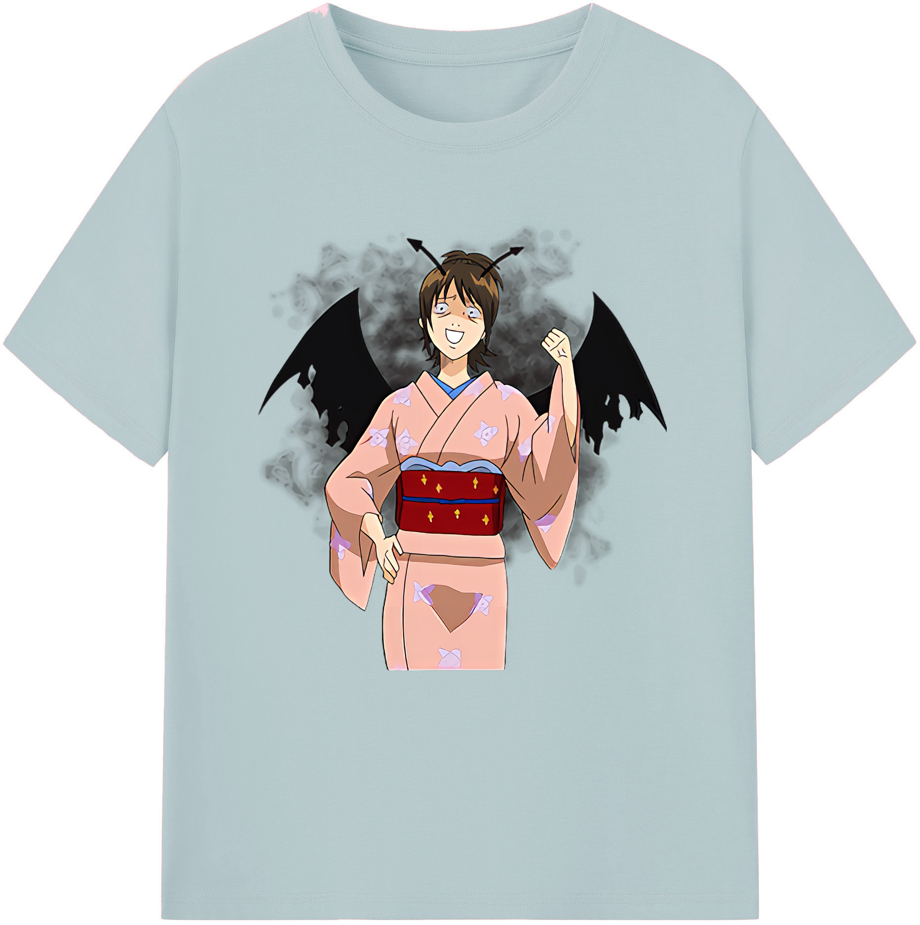 （画像用） ぎんたま 坂田銀時（さかたぎんとき） 神楽 志村新八（しむら しんぱち） GINTAMA Sakata Gintoki Kagura Shimura Shinpachi 綿100％半袖Tシャツ（フロントプリント）